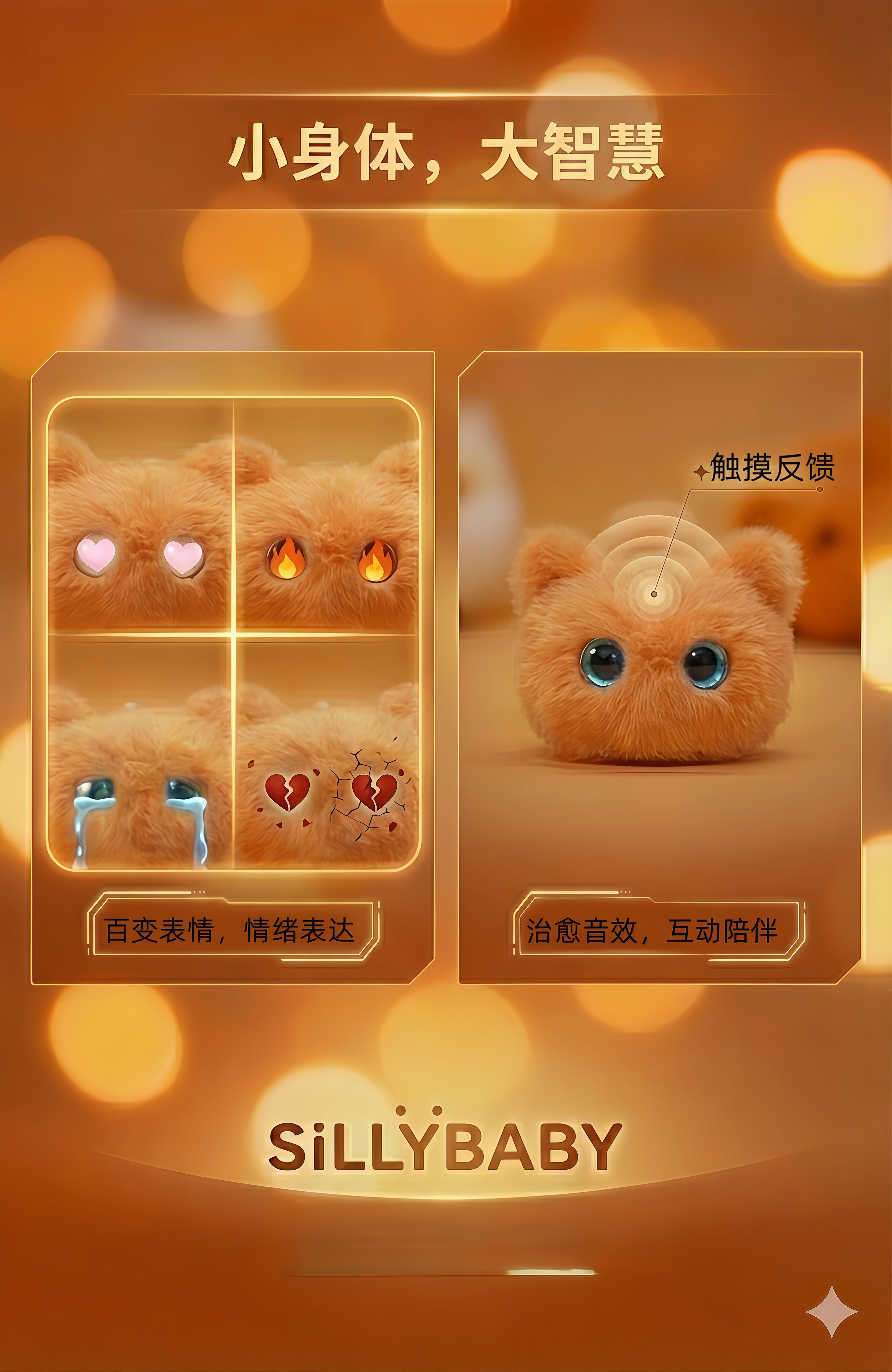 好奇猫卷卷（橙）