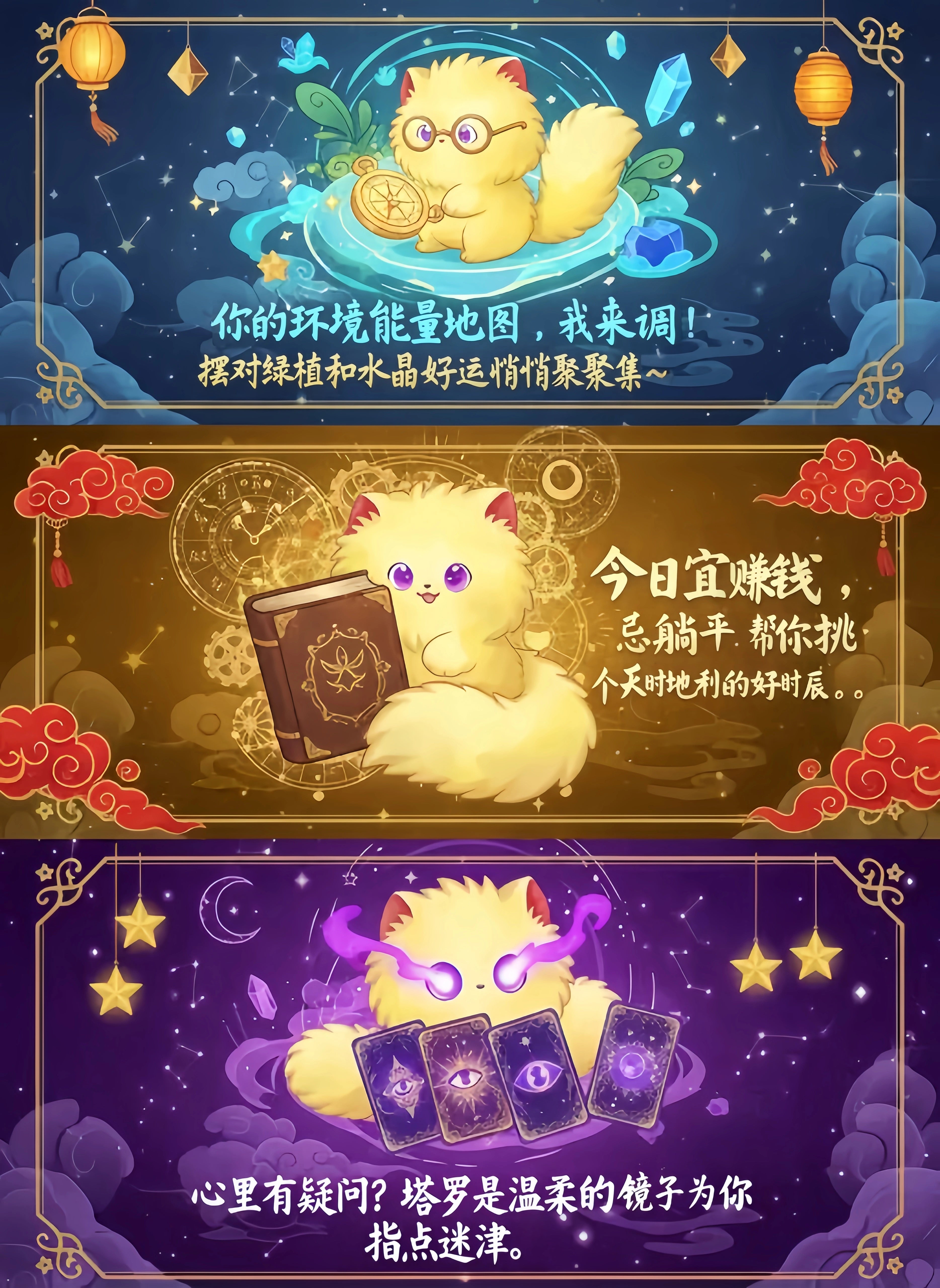 潦草猫米花（黄）