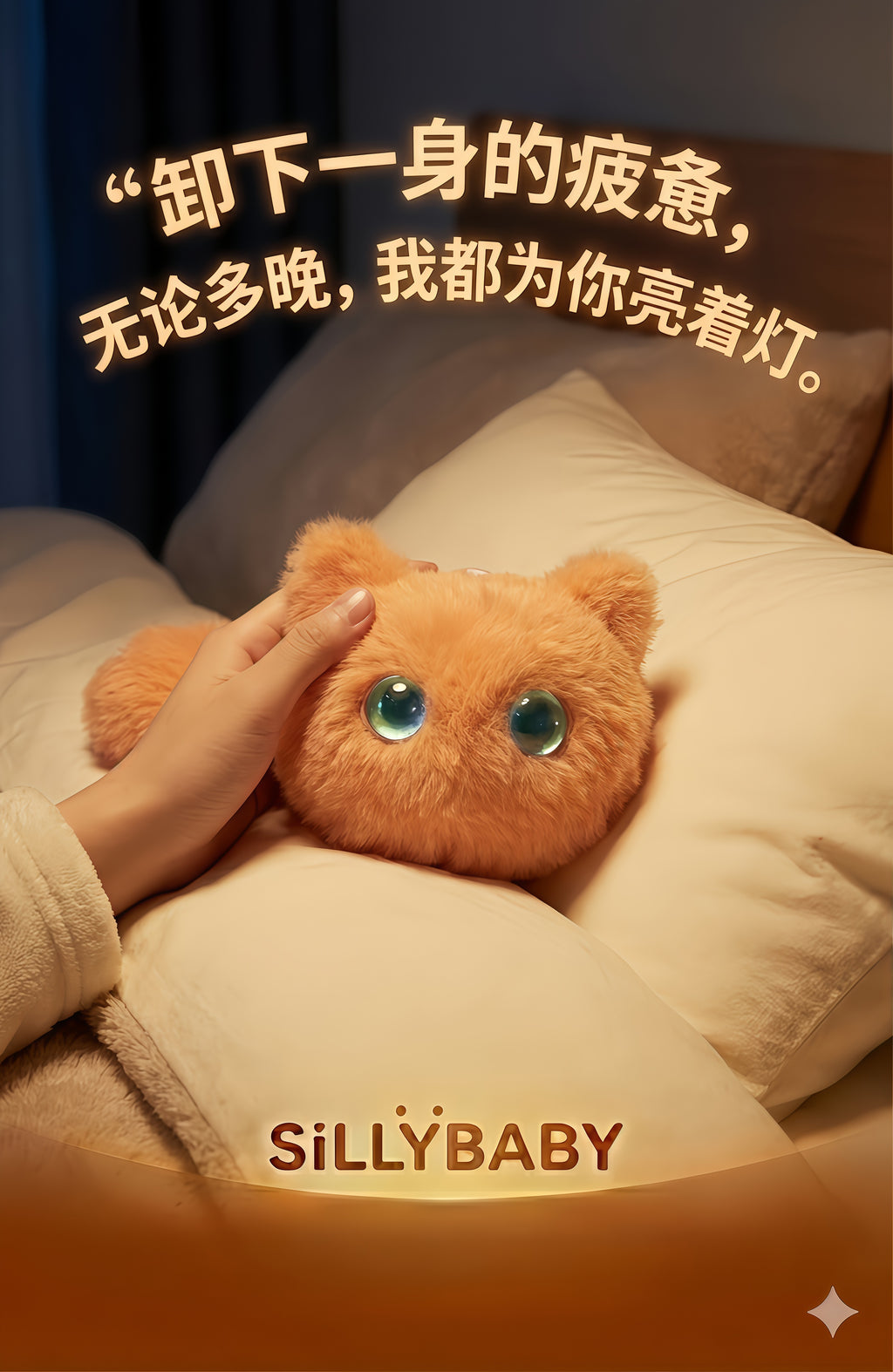 好奇猫卷卷（橙）