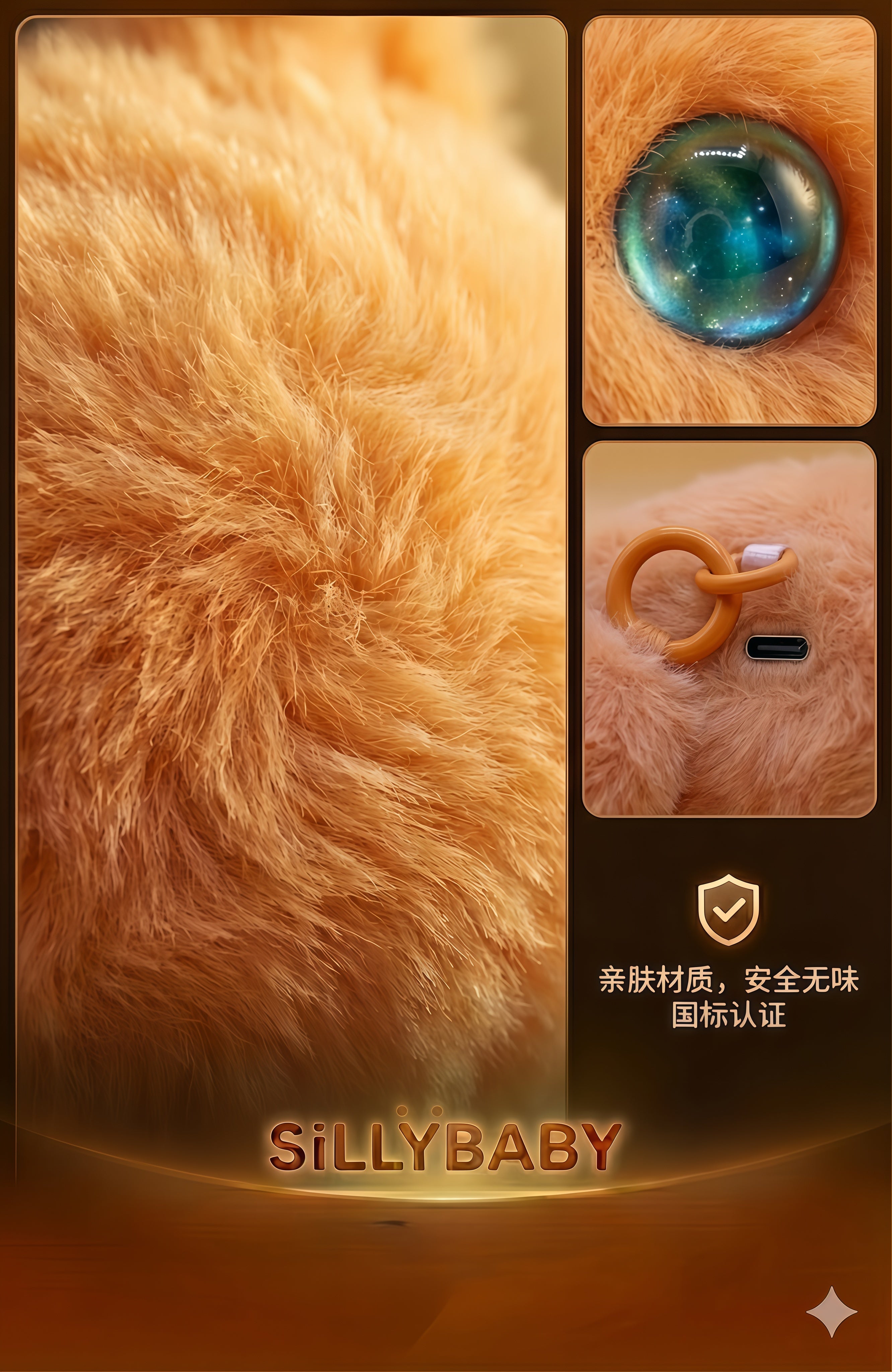 好奇猫卷卷（橙）