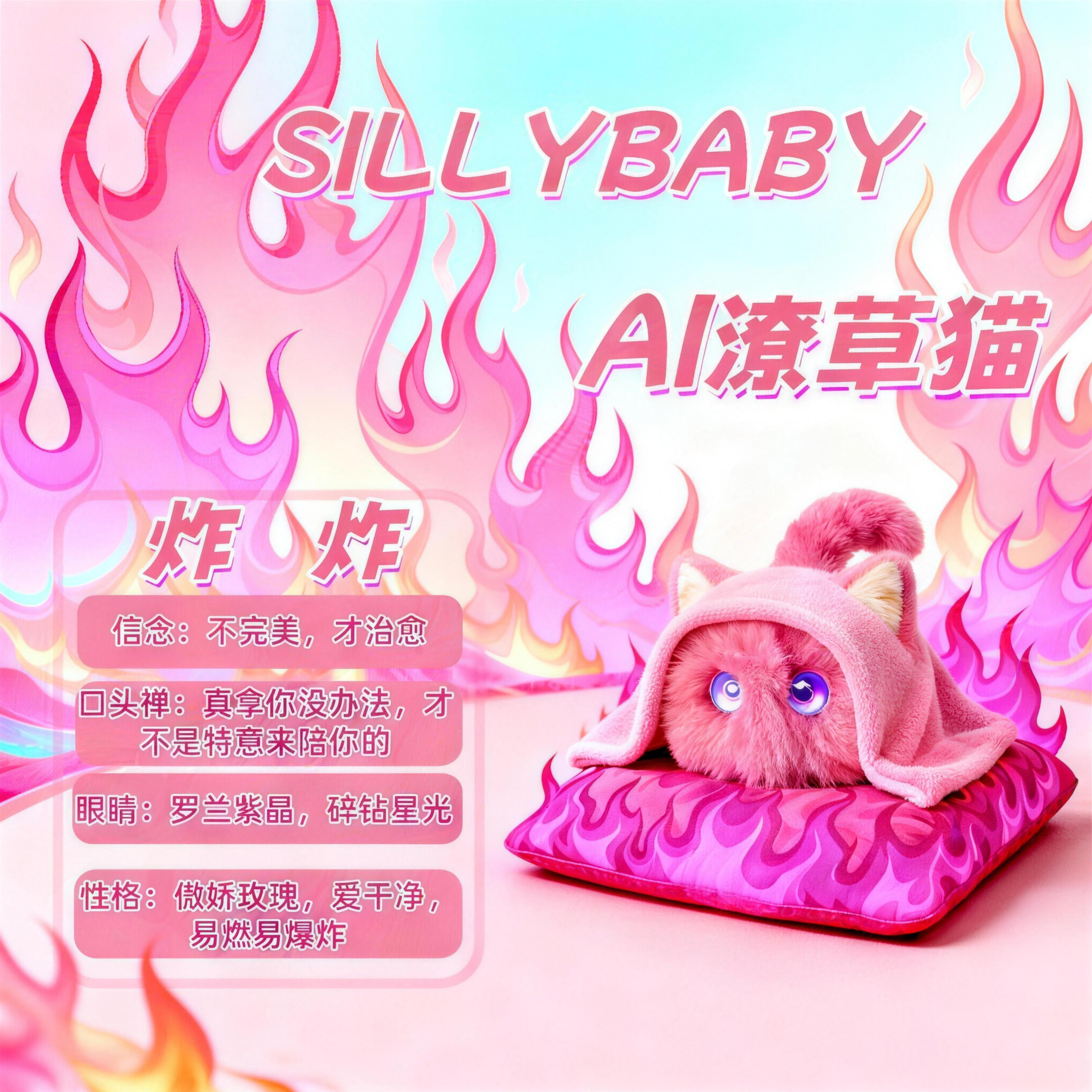 潦草猫炸炸（红）