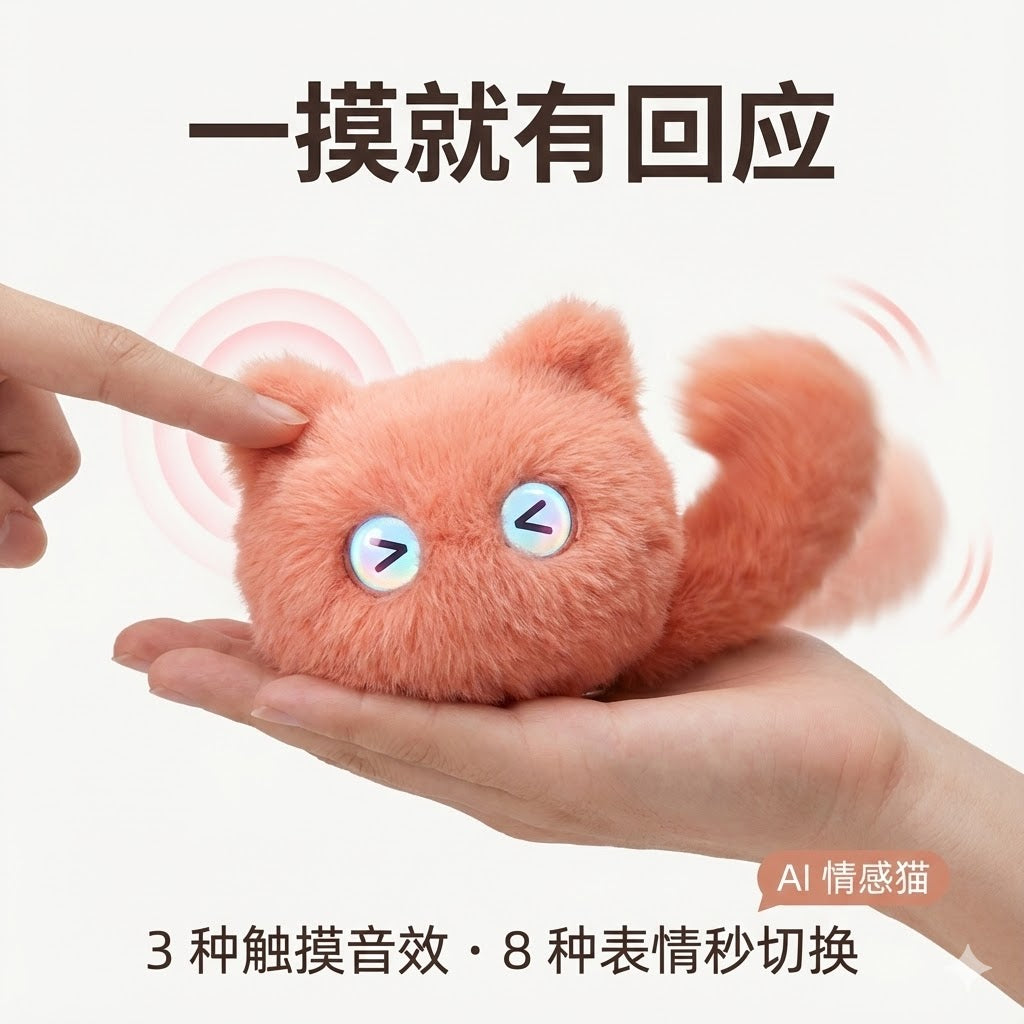 好奇猫卷卷（橙）