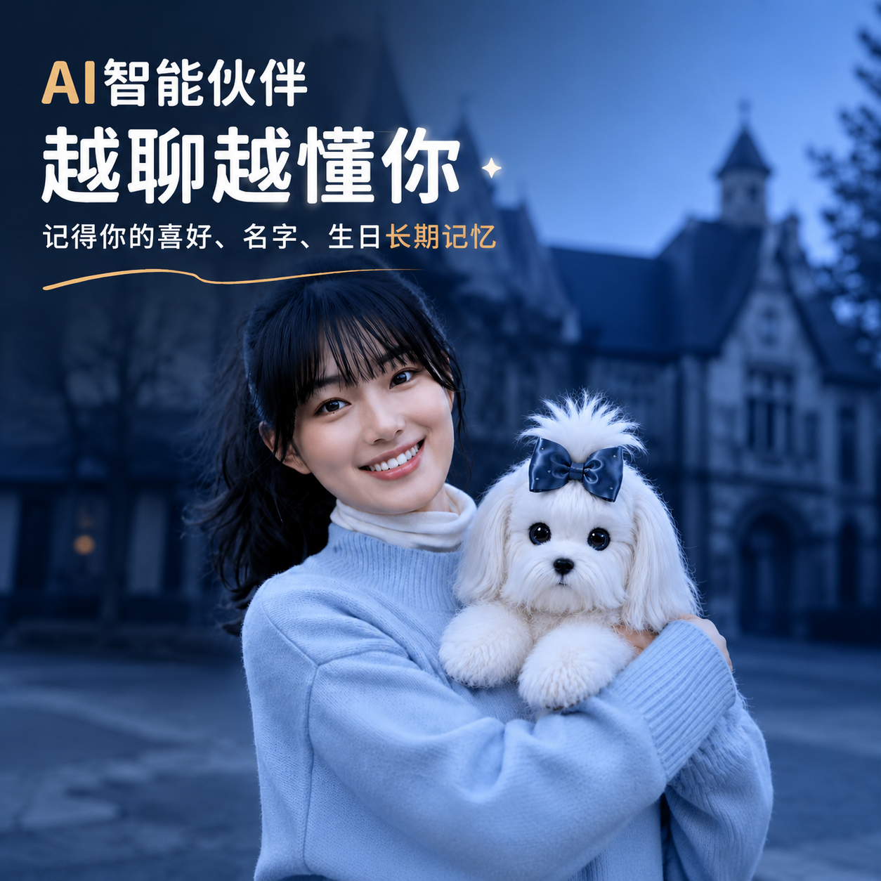 AI潦草狗（蓝）
