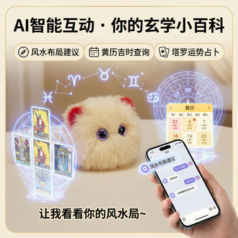 潦草猫米花（黄）